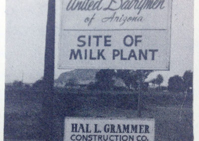 Milk Plant sign - 1960