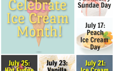 Celebrate ice cream days the right way!