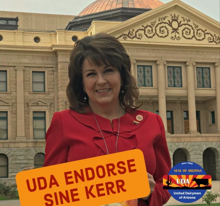 United Dairymen of Arizona Endorse Sine Kerr for Senate